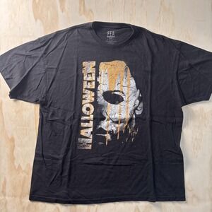Halloween Michael Myers Shirt Mens 2XL Black FEA Horror Movie Graphic T-Shirt